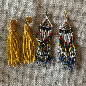 seed bead earrings